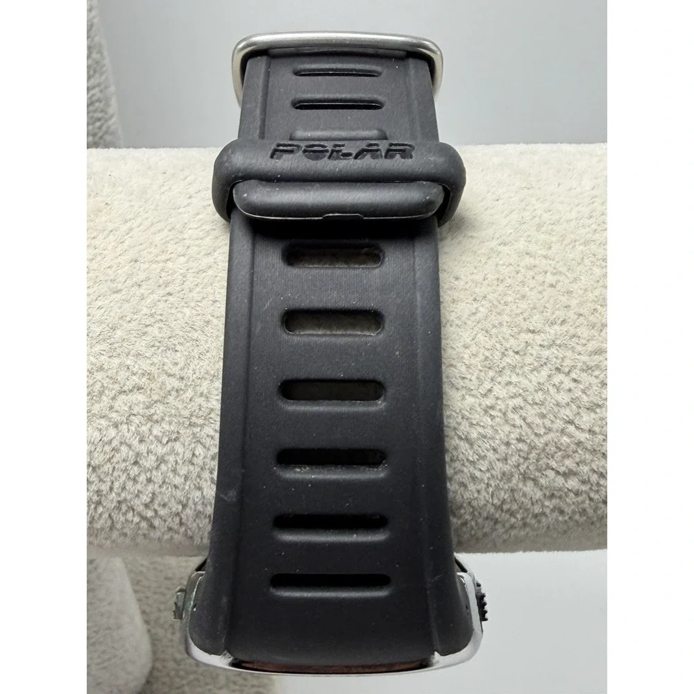 POLAR Flow New Battery FT60 Men's Heart Rate Monitor Watch ONLY ( WORKS )